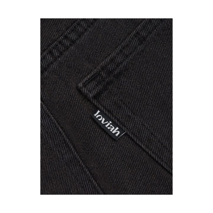 LOVIAH - JHORTS - BLACK WASH DENIM  -