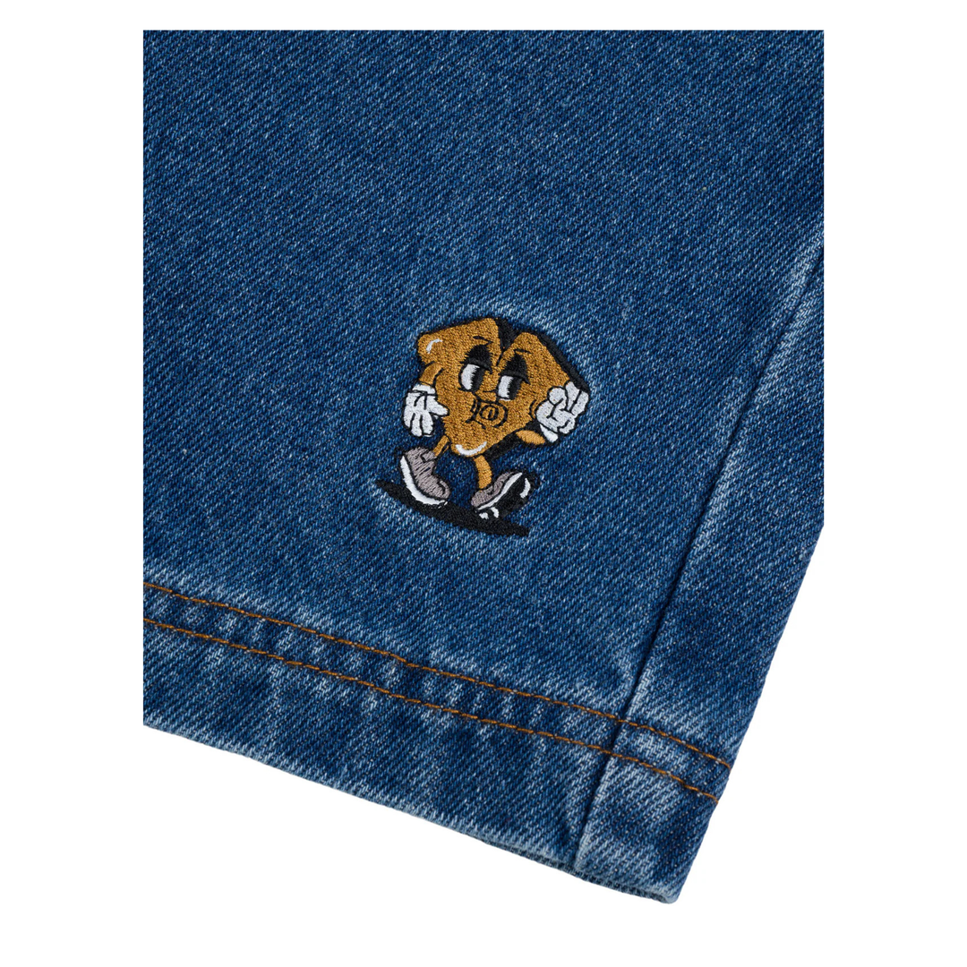 LOVIAH - JHORTS - INDIGO MEDIUM WASH -