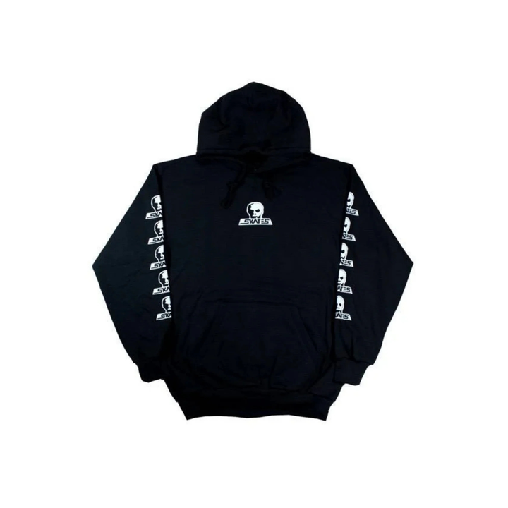 SKULL SKATES - SKULL HOOD SKULL LOGO - BLACK -