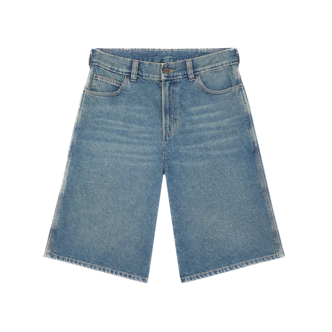 DICKIES - 958 13" LOOSE JEAN SHORT - KHAKI TINTED BLUE -