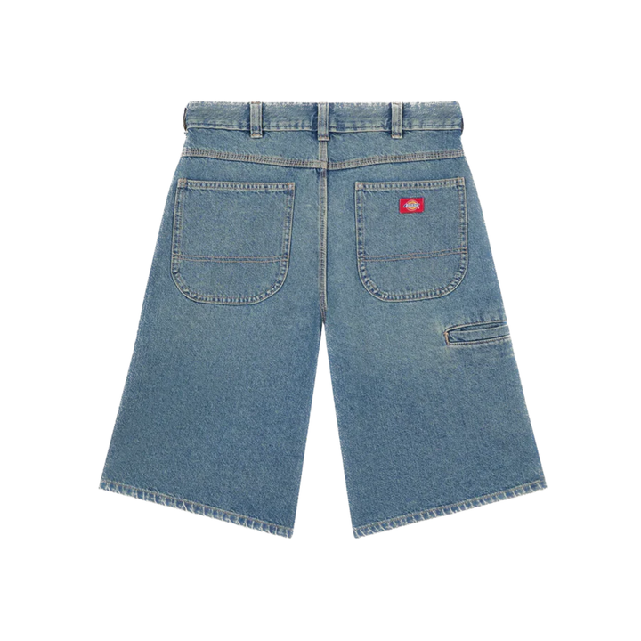 DICKIES - 958 13" LOOSE JEAN SHORT - KHAKI TINTED BLUE -