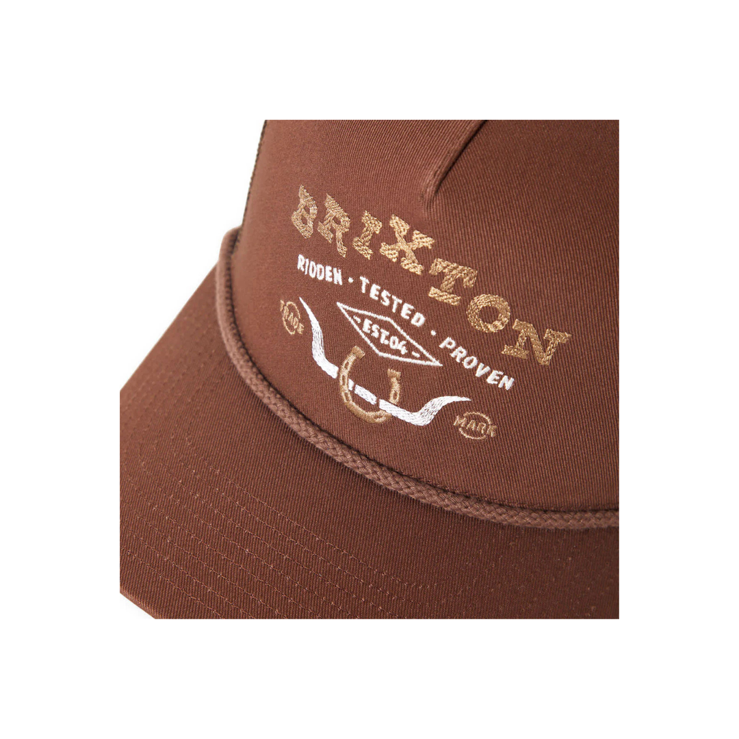 BRIXTON - BEEKMAN TRUCKER HAT - BROWN/BROWN -