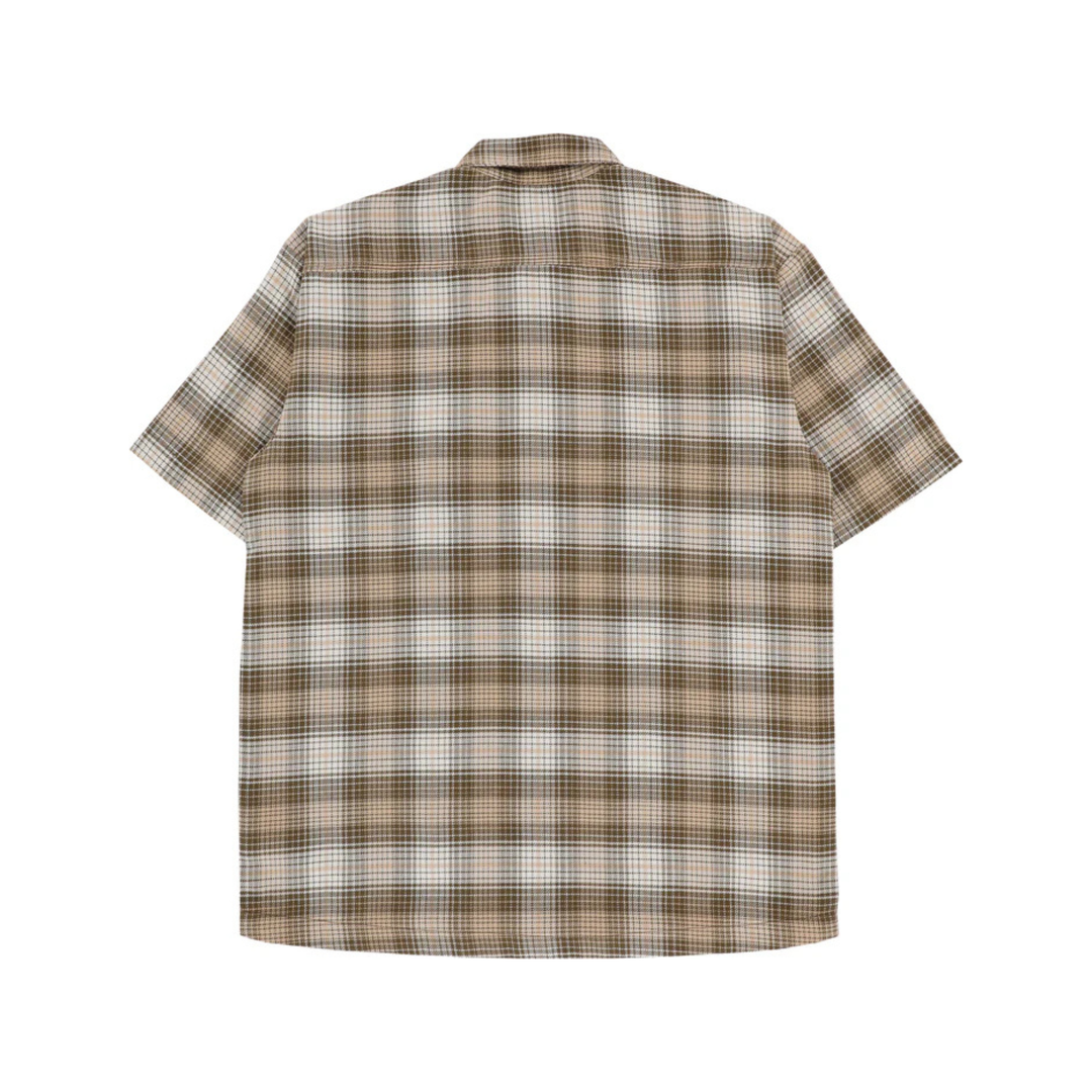 DICKIES - MIKE ANDERSON WORK FLANNEL SHIRT - DARK OLIVE
