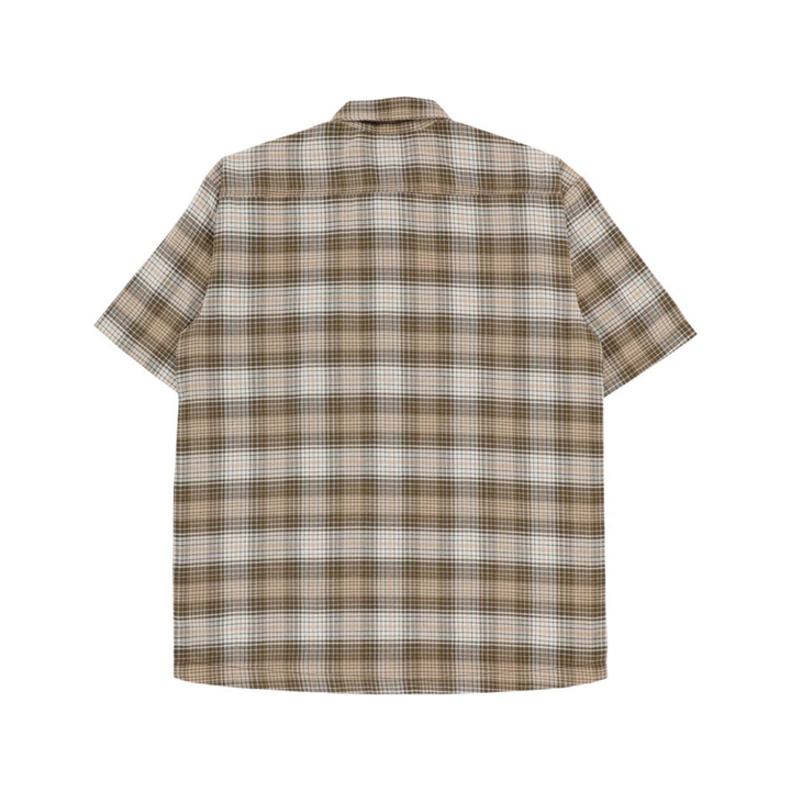 DICKIES - MIKE ANDERSON WORK FLANNEL SHIRT - DARK OLIVE