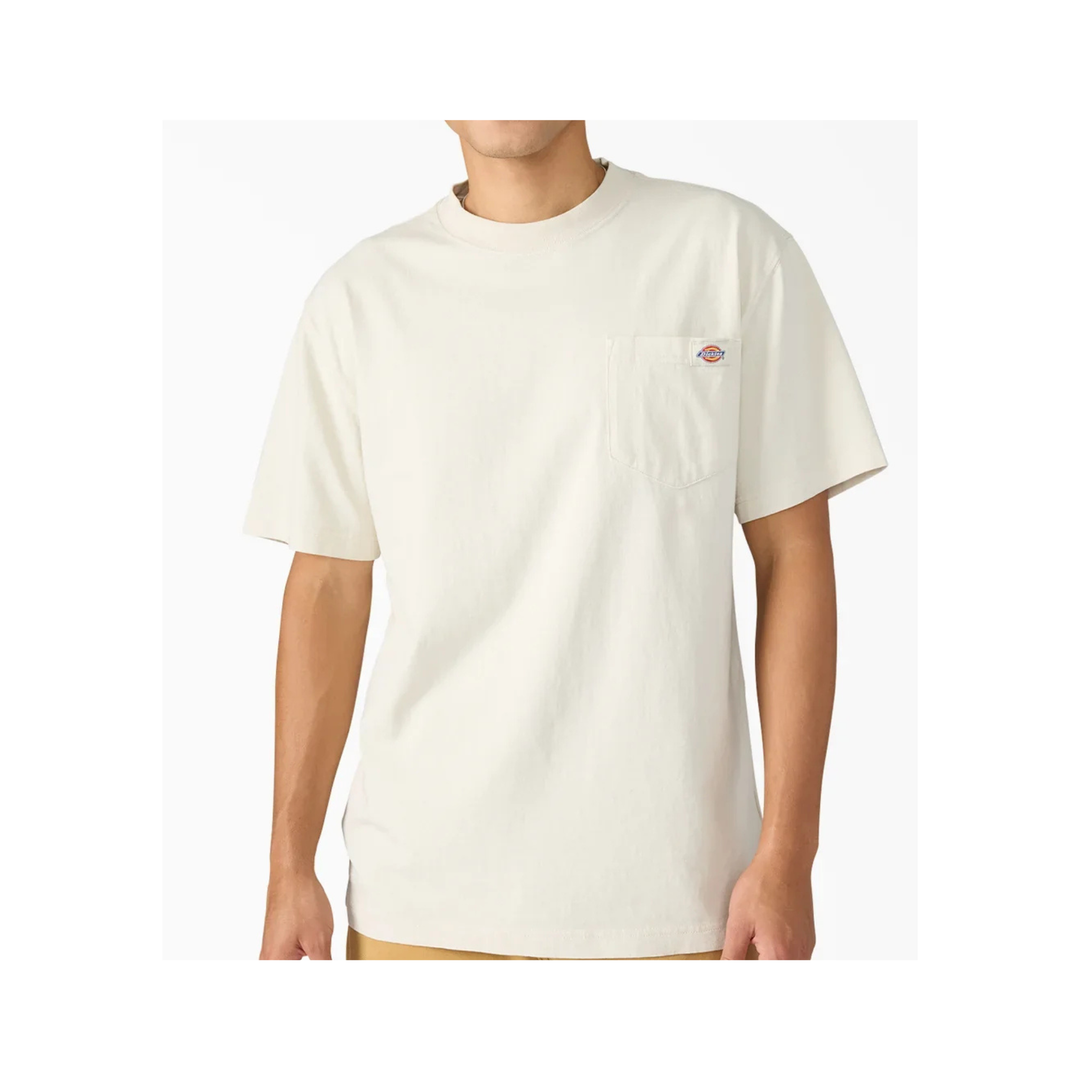DICKIES - WORK IN POCKET TEE - SILVER BIRCH