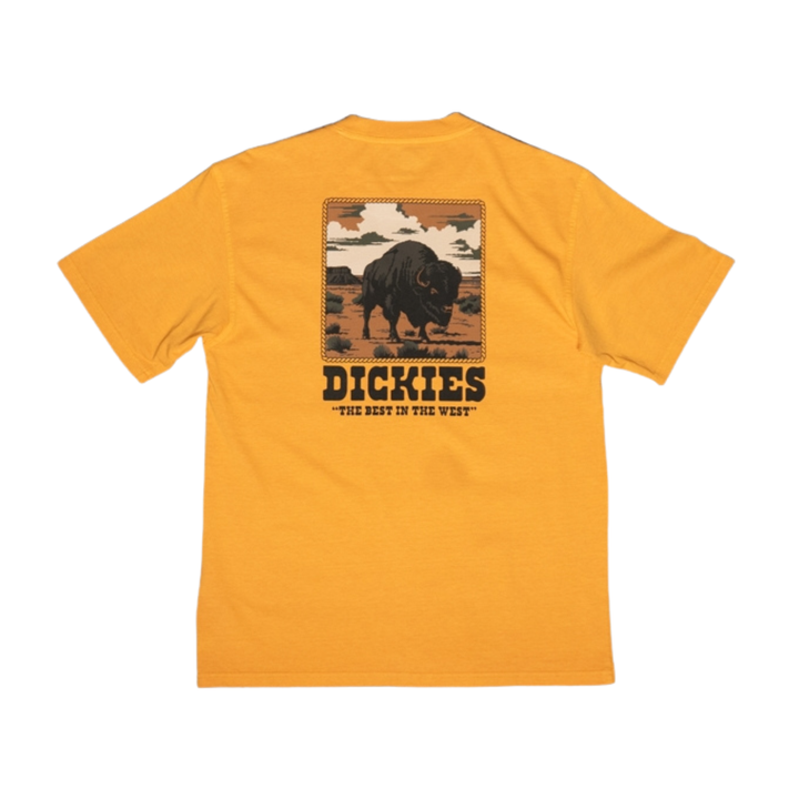 DICKIES - DARRTOWN TEE - SUNFLOWER -
