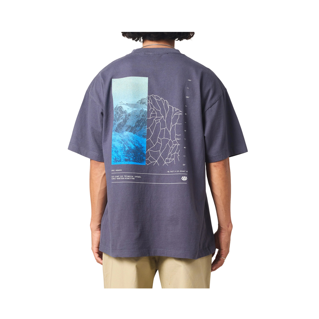 686 - PEAKS RELAXED TEE NAVY