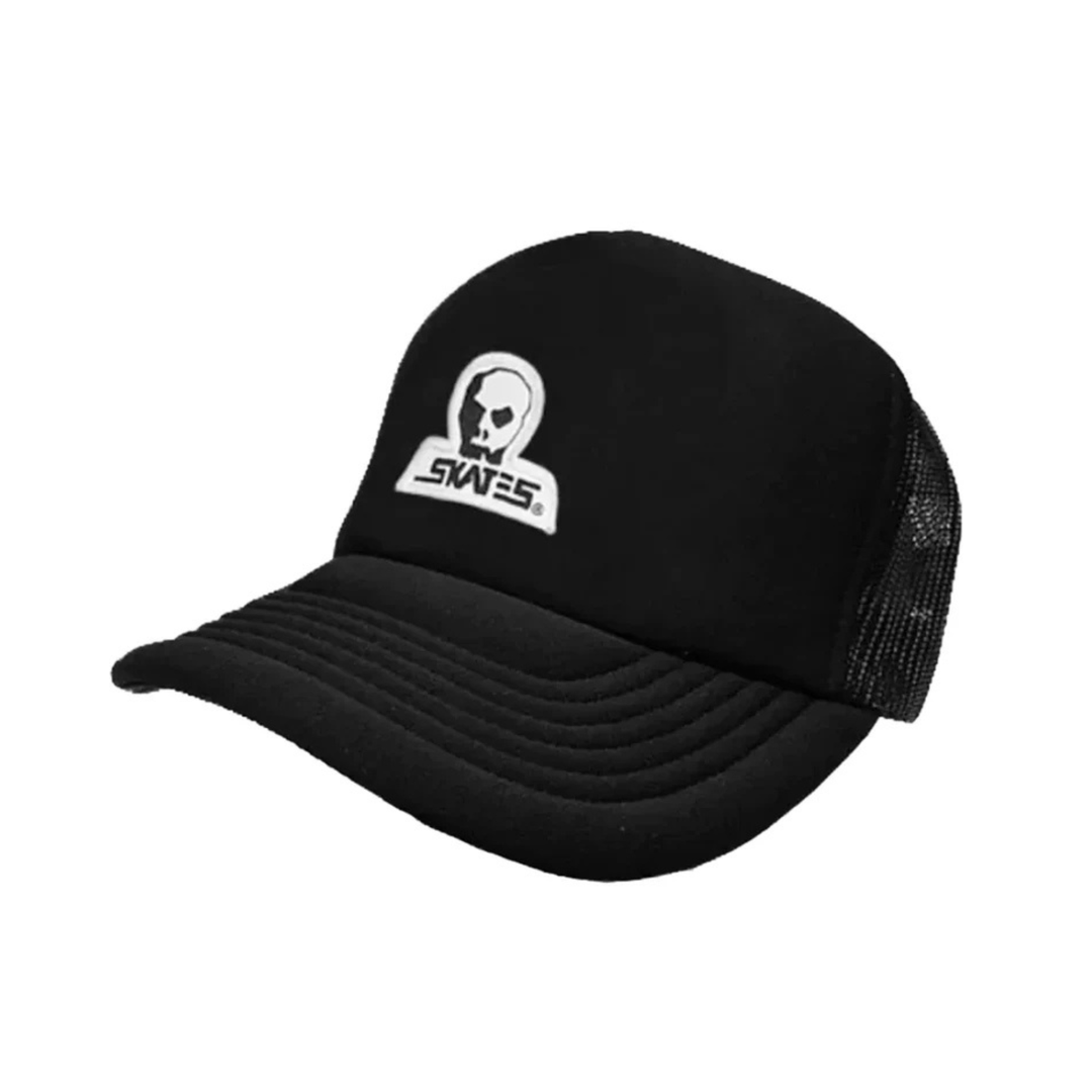 SKULL SKATES - MESH CAP SMALL DIECUT PATCH LOGO BLACK