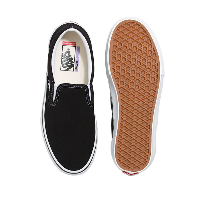 VANS - SLIP-ON SKATE - BLK/WHT -