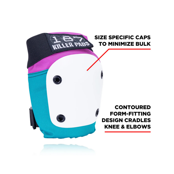 187 - JUNIOR SIX PACK - PINK/TEAL