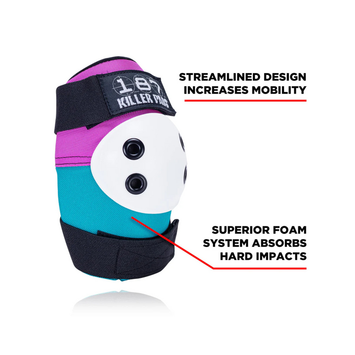 187 - JUNIOR SIX PACK - PINK/TEAL