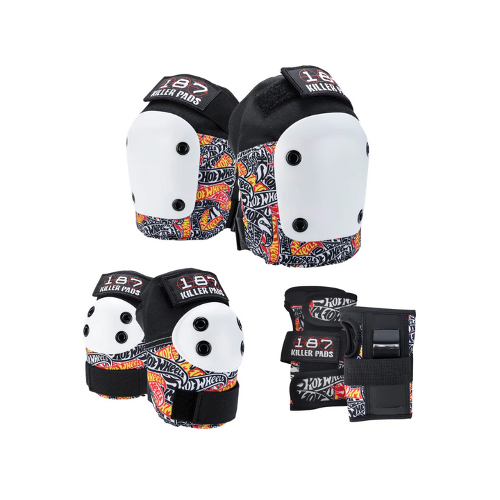 187 - SIX PACK JUNIOR HOT WHEELS PADSET - BLK JR