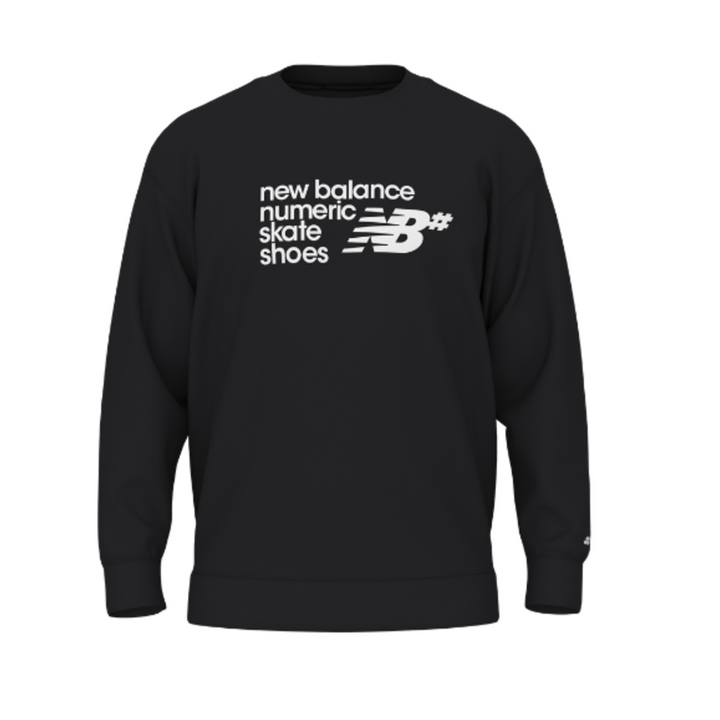 NEW BALANCE -  SE FT LOGO CREW - BLK