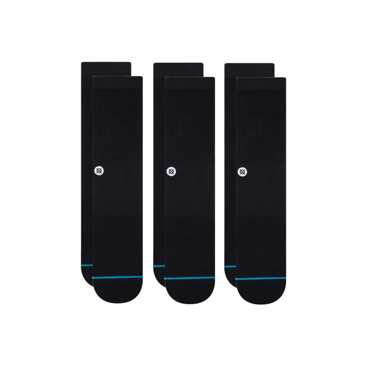 STANCE - STP ICON 3 PACK - BLACK -