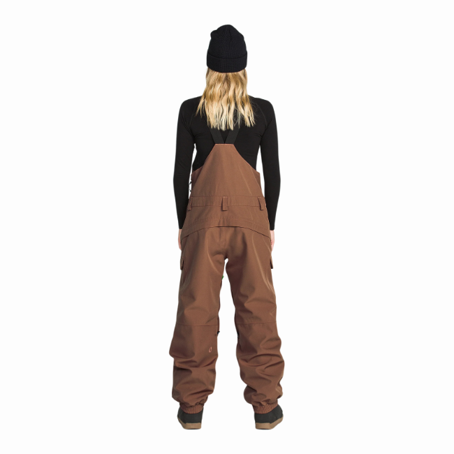 VOLCOM - CRESTON 3D STRETCH BIB - DESERT TAUPE - 26/27 -