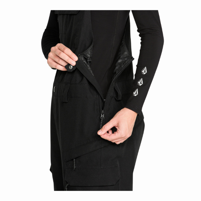 VOLCOM - CRESTON 3D STRETCH BIB - BLACK - 26/27 -