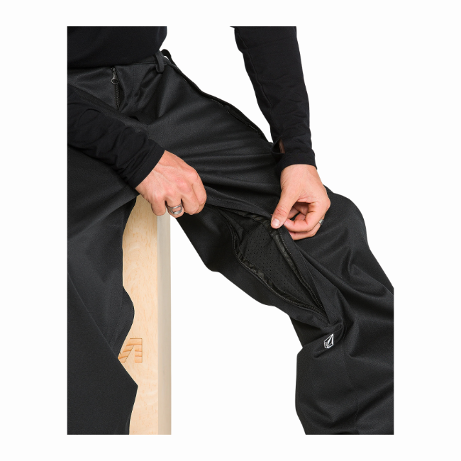 VOLCOM - ARTHUR 20K PANT - BLACK - 26/27 -