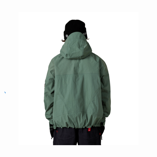 686 - MENS DOJO SHELL JACKET - FADED GREEN CRINKLE - 26/27