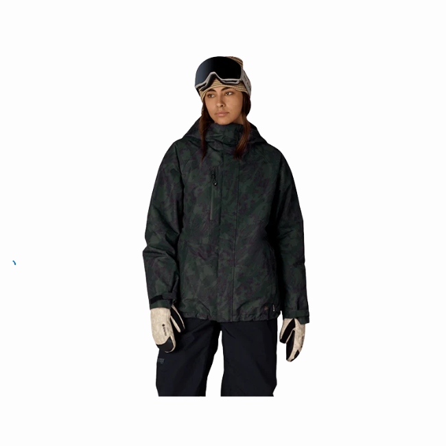 686 - WOMENS GORE-TEX WILLOW INSULATED JACKET - MOSS GREEN SCRATCH CAMO - 26/27