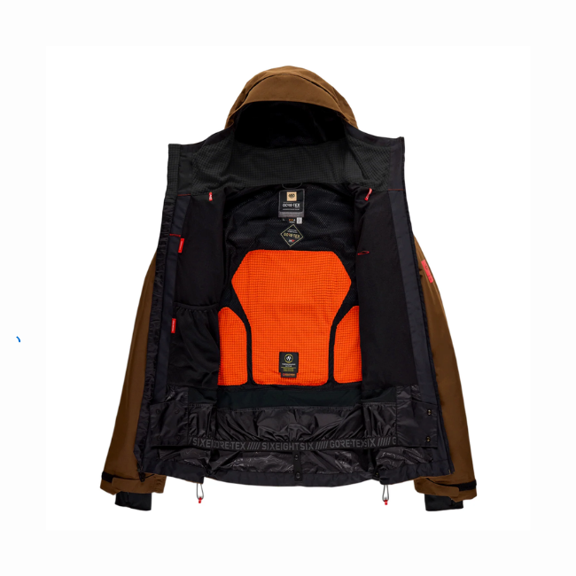 686 - MENS GORE-TEX GT THERMAGRAPH JACKET - DARK EARTH - 26/27