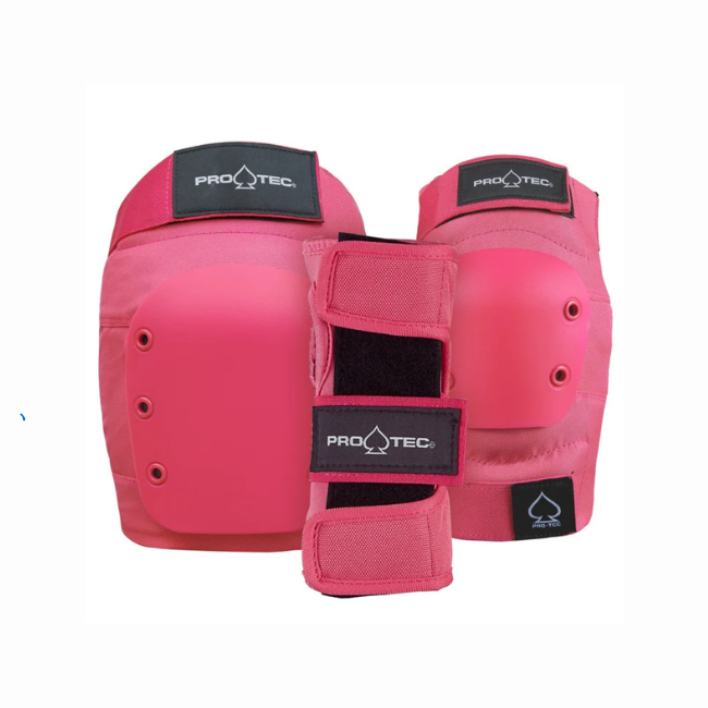 PRO-TEC - STREET JR 3-PK PAD SET - PINK - YOUTH MEDIUM