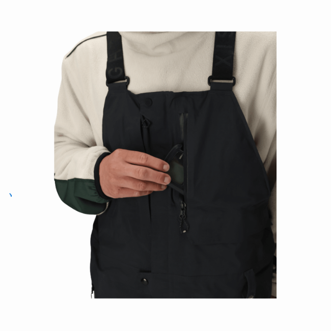 686 - MENS GORE-TEX DISIPATCH SHELL BIB - BLACK - 26/27