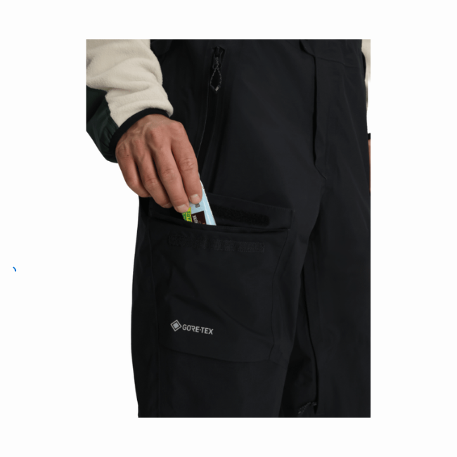 686 - MENS GORE-TEX DISIPATCH SHELL BIB - BLACK - 26/27