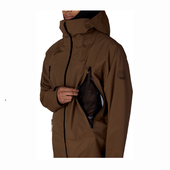 686 - MENS SMARTY 3-IN-1 RODEO 3L JACKET - DARK EARTH - 26/27