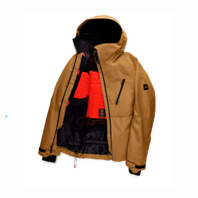 686 - MENS HYDRA THERMAGRAPH JACKET - BRONZE GRID - 26/27