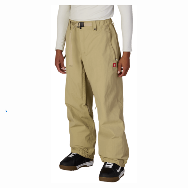 686 - MENS DOJO SHELL PANT - KHAKI CRINKLE - 26/27