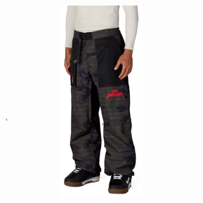 686 - MENS METALLICA ONE SHELL PANTS - CAMO - 26/27