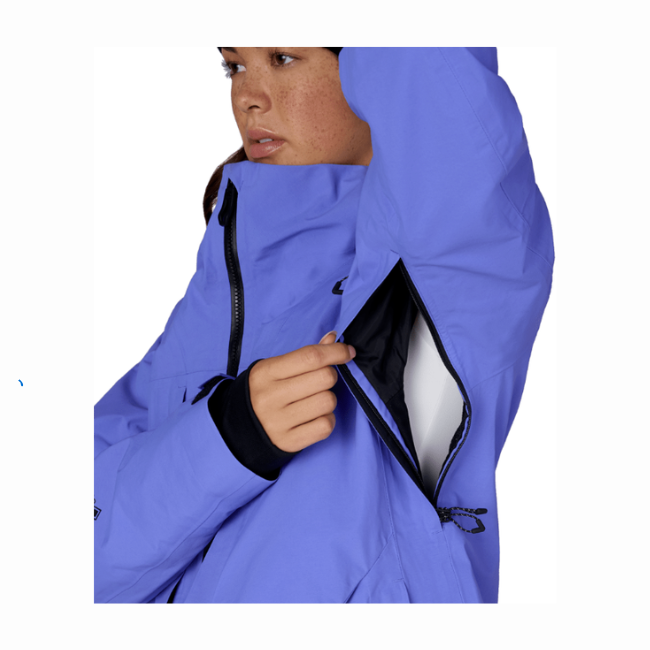 686 - WOMENS GORE-TEX SCHEME THERMAGRAPH JACKET - ALPENGLOW BLUE - 26/27