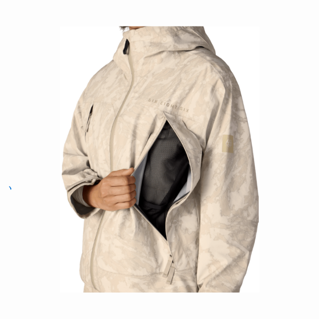 686 - WOMENS SMARTY 3-IN-1 FRAMEWORK 3L JACKET - LIMESTONE SCRATCH CAMO - 26/27