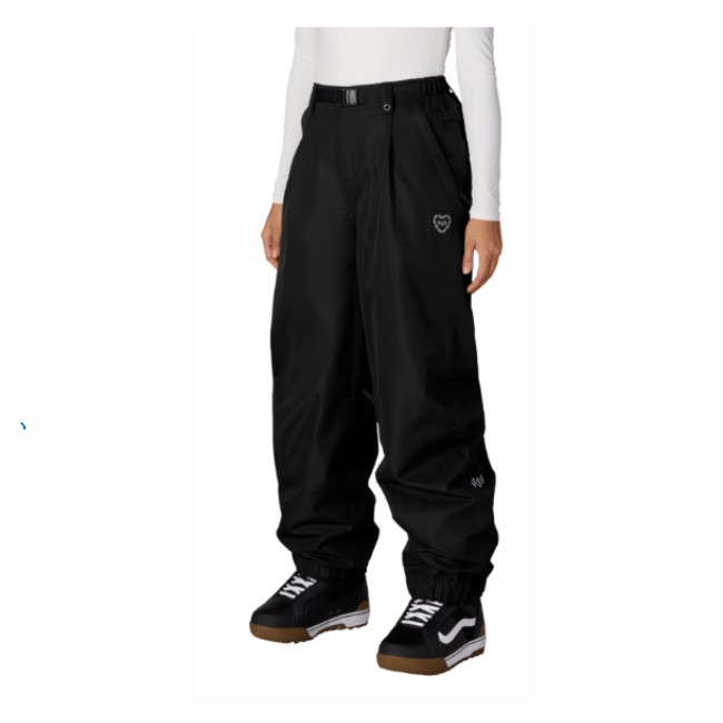 686 - WOMENS OUTLINE SHELL PANT - BLACK HEART - 26/27