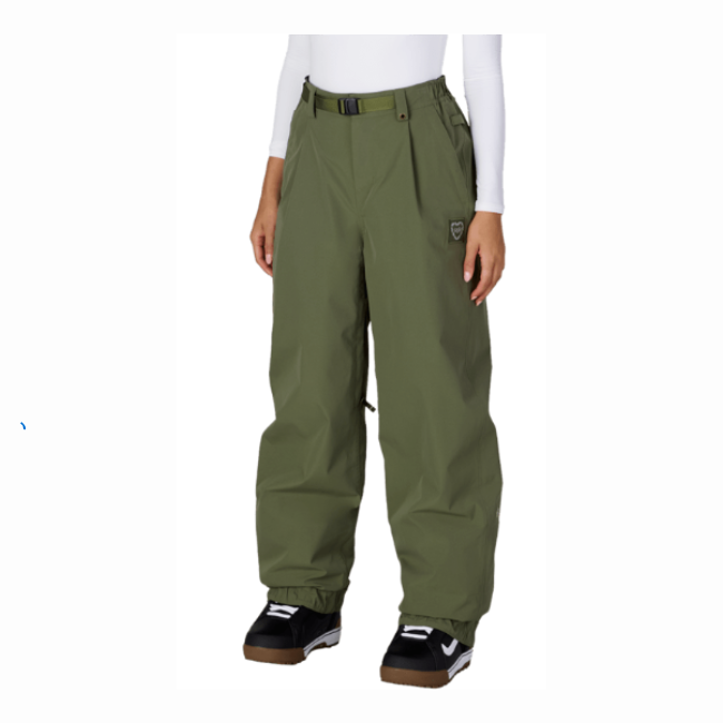 686 - WOMENS OUTLINE SHELL PANT - FATIGUE GREEN - 26/27