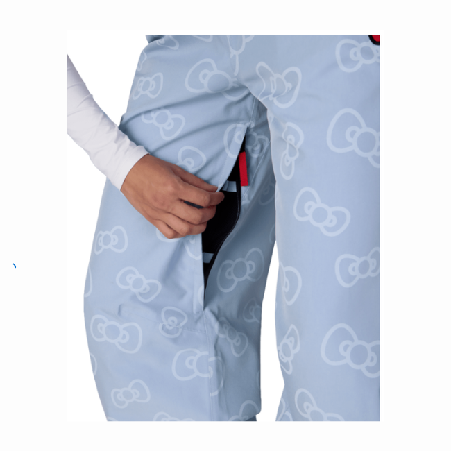686 - WOMENS HELLO KITTY LIL BOW PANT - DENIM - 26/27