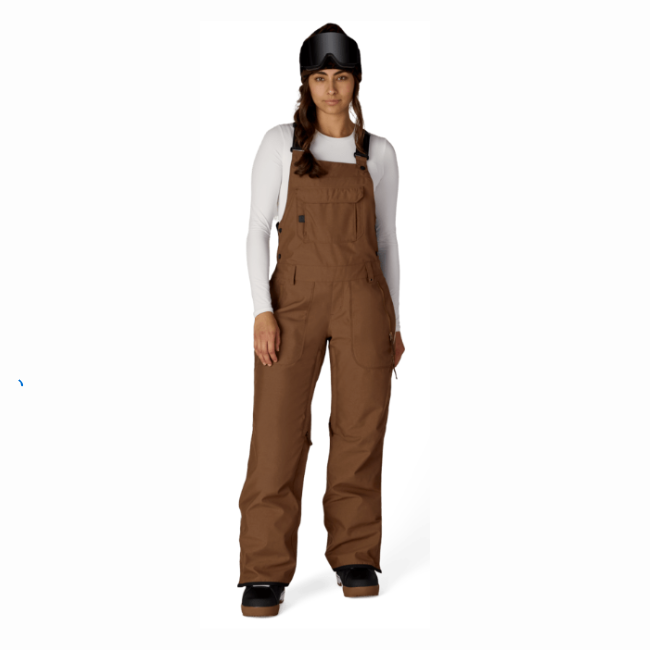 686 - WOMENS BLACK MAGIC INSULATED BIB - DARK EATH DOBBY - 26/27