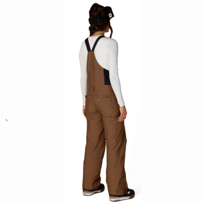 686 - WOMENS BLACK MAGIC INSULATED BIB - DARK EATH DOBBY - 26/27