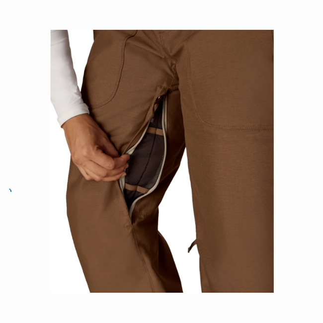 686 - WOMENS BLACK MAGIC INSULATED BIB - DARK EATH DOBBY - 26/27