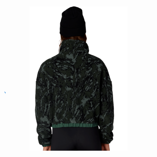 686 - WOMENS OUTPOST SHERPA JACKET - MOSS GREEN SCRATCH CAMO -