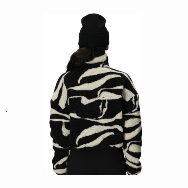 686 - WOMENS OUTPOST SHERPA JACKET - BLACK VAPORS  -