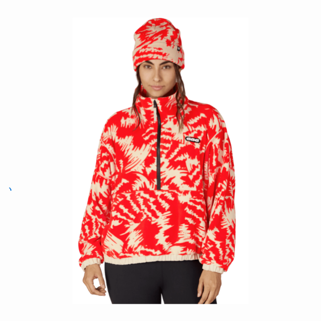 686 - WOMENS CHIMAY FLEECE ANORAK - SOLAR REVERB - 26/27