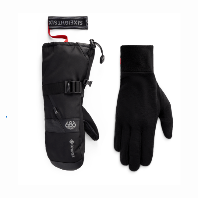 686 - MENS SMARTY GUANTLET MITT - BLACK - 26/27