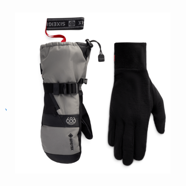 686 - MENS SMARTY GUANTLET MITT - CHARCOAL - 26/27