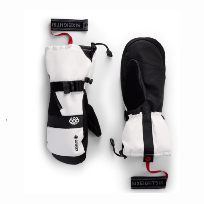686 - MENS SMARTY GUANTLET MITT - WHITE - 26/27