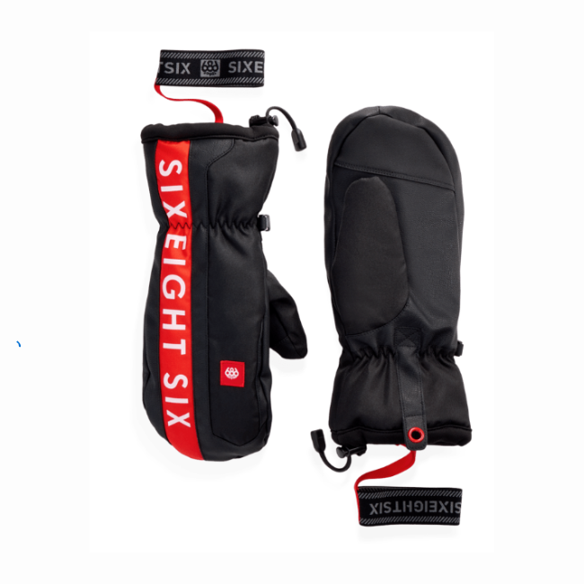 686 - MENS TEAM MERINO MITT - BLACK - 26/27