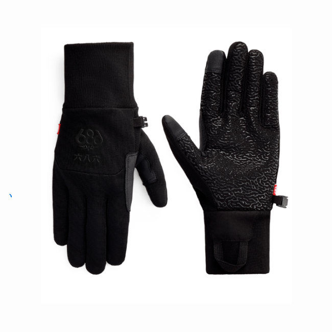 686 - MENS HOLD UP PIPE GLOVE - BLACK - 26/27