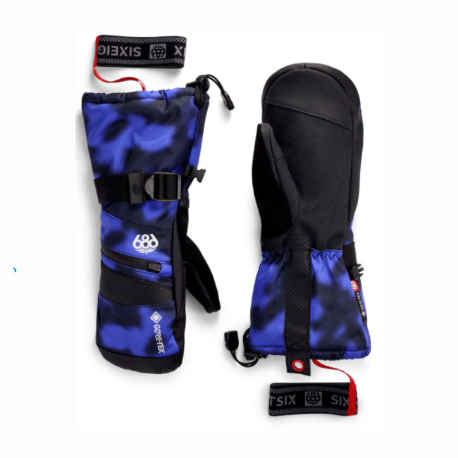 686 - WOMENS GORE-TEX SMARTY GAUNTLET MITT - ALPENGLOW BLUE DARK SKIES - 26/27