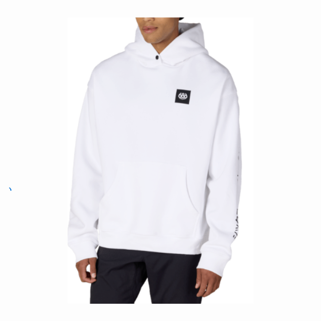 686 - JAPOW PREMIUM HEAVY WEIGHT PULLOVER HOODIE - WHITE -