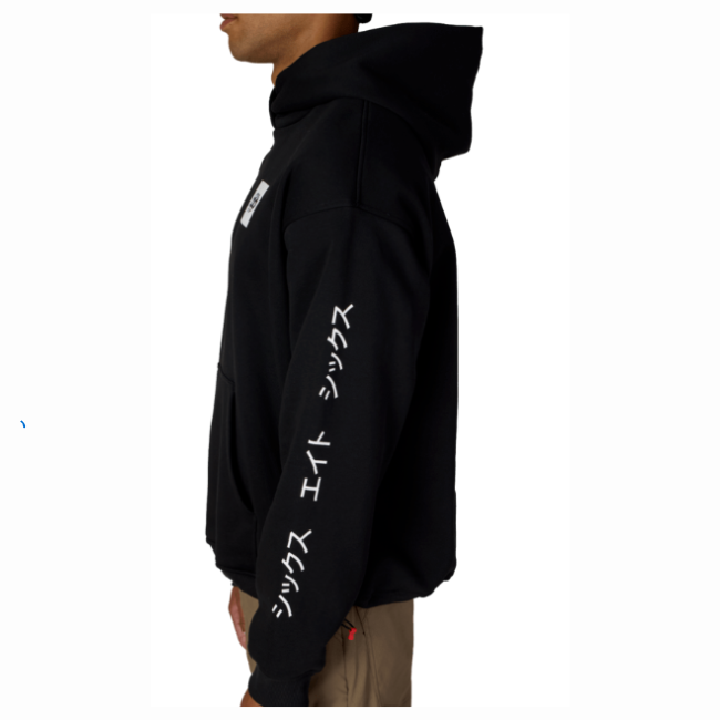 686 - JAPOW PREMIUM HEAVY WEIGHT PULLOVER HOODIE - BLACK -